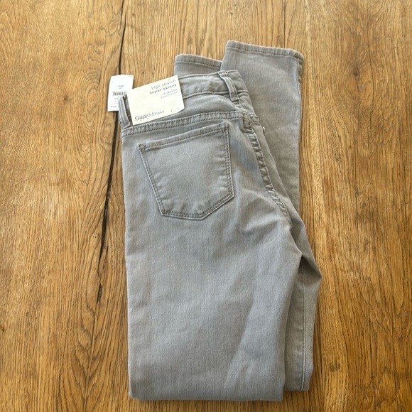 GAP KIDS HIGH STRETCH SUPER SKINNY GRAY JEANS - Picture 1 of 6